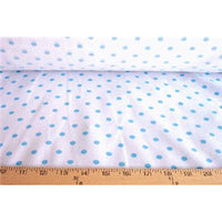 Baby Blue Polka Dots Poplin