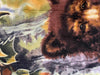 Anti-Pill Jody Bergsma Bears & Bees Fleece Panel B686 "PANEL HAS CREASES FROM THE CARDBOARD BOLT"