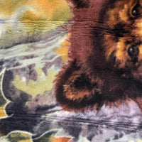 Anti-Pill Jody Bergsma Bears & Bees Fleece Panel B686 "PANEL HAS CREASES FROM THE CARDBOARD BOLT"