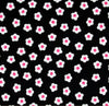 Misc Minky Cuddle Prints BLACK FLOWER