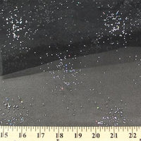 Sparkle Glitter Organza BLACK