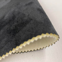 Foam Backed Upholstery Micro Suede BLACK