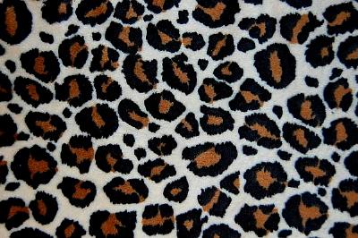 Jaguar Minky Cuddle Fur BROWN BLACK TAN