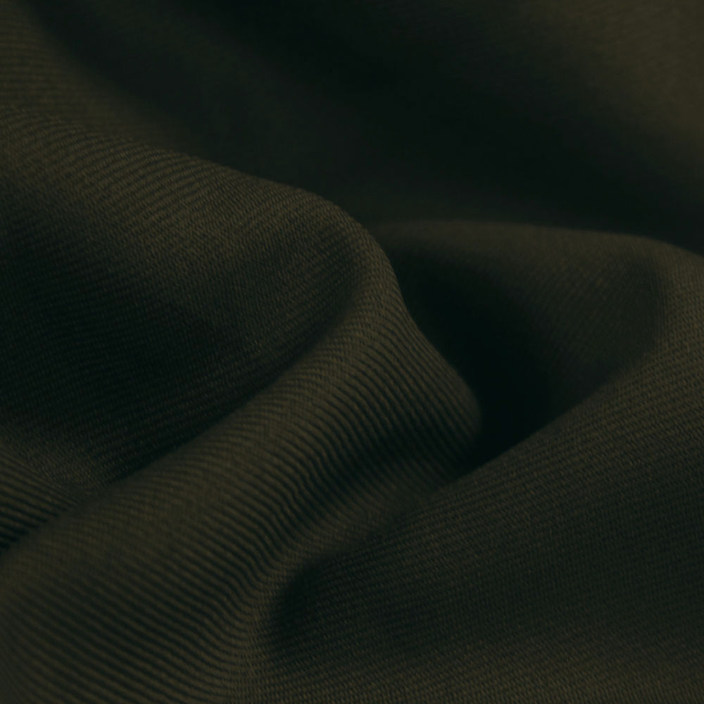 Brown Poly Gabardine