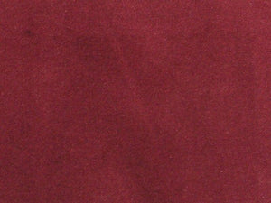 100% Cotton Med/Light Weight Velvet BURGUNDY