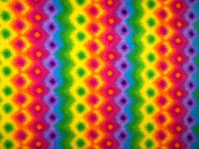 Anti-Pill Rainbow Stripes Fleece C63