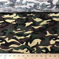 Army Camouflage Cotton Jersey Knit CP-1