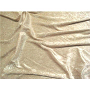Crushed Panne Velour Velvet Champagne