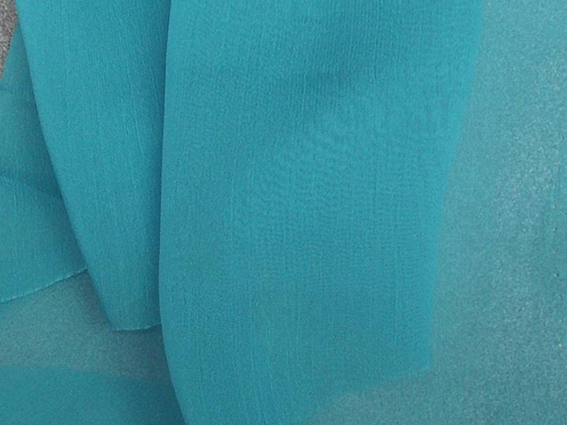 Two Tone Chiffon 58" AQUA