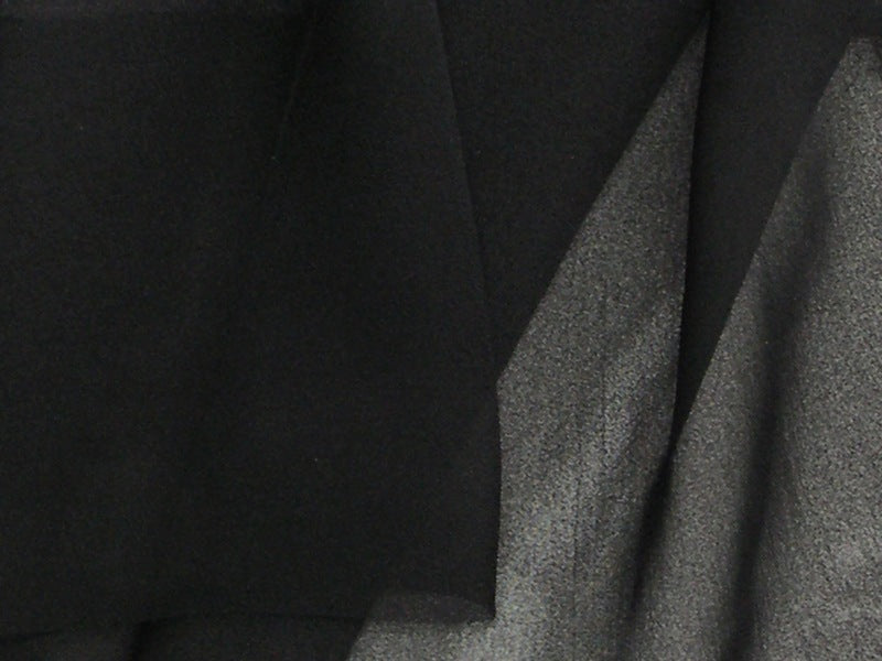 Two Tone Chiffon 58" BLACK
