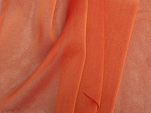 Two Tone Chiffon 58" BURNT ORANGE