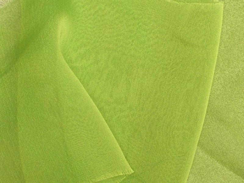 Two Tone Chiffon 58" LIME