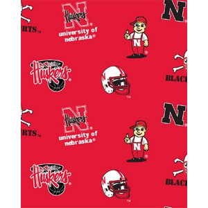 Premium Anti-Pill Nebraska, University Of Fleece B354 