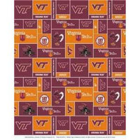 Anti-Pill Virginia Tech Fleece B376 "LAST PIECE MEASURES 1 YARD 28 INCHES"