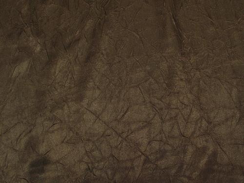 Crushed Charmeuse Satin BROWN