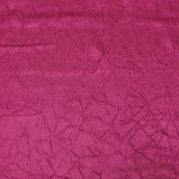 Crushed Charmeuse Satin FUCHSIA