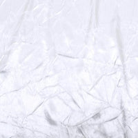 Crushed Charmeuse Satin WHITE