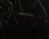 Plush Silk Velvet 44" Wide DARK BROWN
