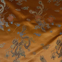 SWATCHES Chinese Satin Dragon/Phoenix Brocade