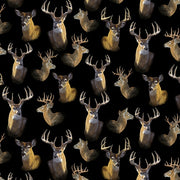 Premium Anti-Pill Deer Heads Fleece A16