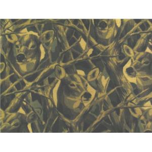 Premium Anti-Pill Deer Branch Fleece A93