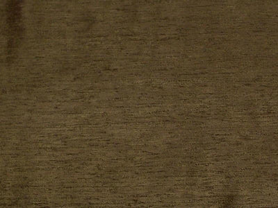 Distressed Chenille Velvet CHOCOLATE