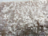 Embroidered Glitz Sequins DULL CHAMPAGNE
