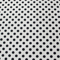 Black Polka Dots Spandex SP-46