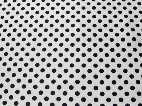Black Polka Dots Spandex SP-46