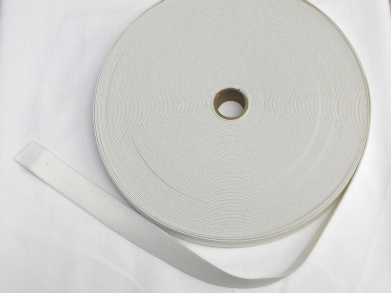 50 Yard Roll White 1" Elastic