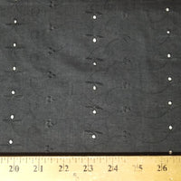 Eyelet Embroidery Black Light Weight 54" Wide EL-17