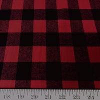 100% Cotton Buffalo Plaid Flannel FLA-1
