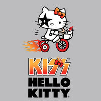 Premium Anti-Pill Hello Kitty Bicycle Kiss Panel Fleece B259