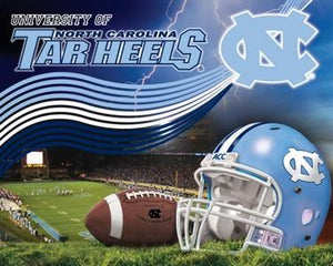Anti-Pill North Carolina Stadium Football Fleece Panel B580