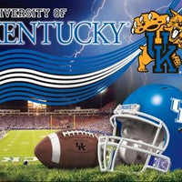 Anti-Pill Kentucky Stadium Football Fleece Panel B597