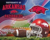 Anti-Pill Arkansas Stadium Football Fleece Panel B639