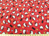 Anti-Pill Hello Kitty Leopard Red Fleece A41