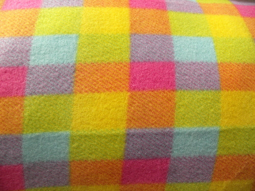 Premium Anti-Pill Pastel Plaid Stripes Fleece 60
