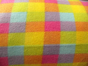 Premium Anti-Pill Pastel Plaid Stripes Fleece 60