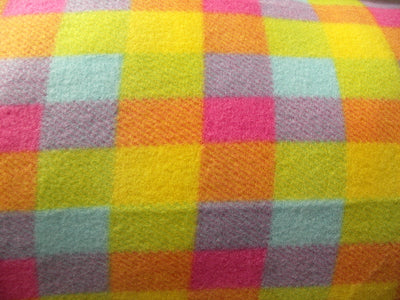Premium Anti-Pill Pastel Plaid Stripes Fleece 60