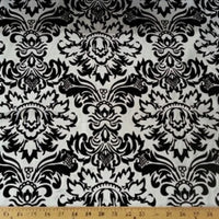 Taffeta Flocking DAMASK FT-6 "LAST PIECE MEASURES 29 INCHES"