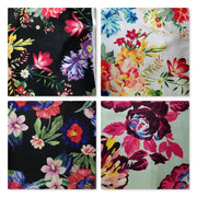 SWATCHES Dull Floral Charmeuse Silky