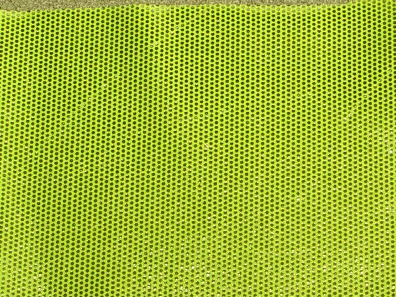 Sparkle Foil Spandex NEON YELLOW