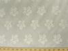 Floral Satin Brocade Off-White Hibiscus