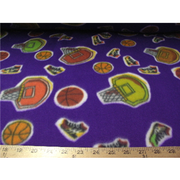 Hoops Purple Fleece 32