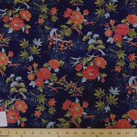 SWATCHES Blue/Green 100% Cotton Hawaiian Prints