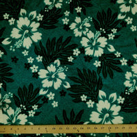SWATCHES Blue/Green 100% Cotton Hawaiian Prints
