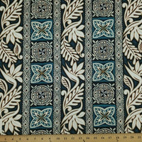 SWATCHES Blue/Green 100% Cotton Hawaiian Prints
