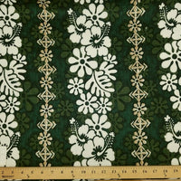 SWATCHES Blue/Green 100% Cotton Hawaiian Prints