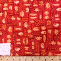 SWATCHES Misc Colors 100% Cotton Hawaiian Prints